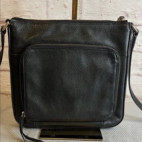 Cole Haan Black Leather Shoulder Bag - Picture 2 of 9